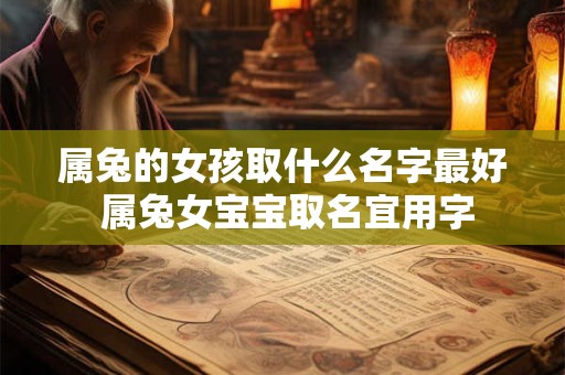 属兔的女孩取什么名字最好 属兔女宝宝取名宜用字