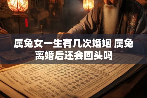 属兔女一生有几次婚姻 属兔离婚后还会回头吗