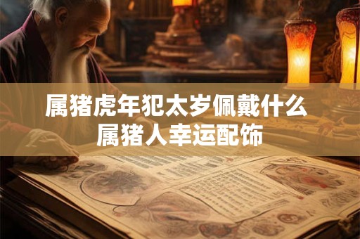 属猪虎年犯太岁佩戴什么 属猪人幸运配饰