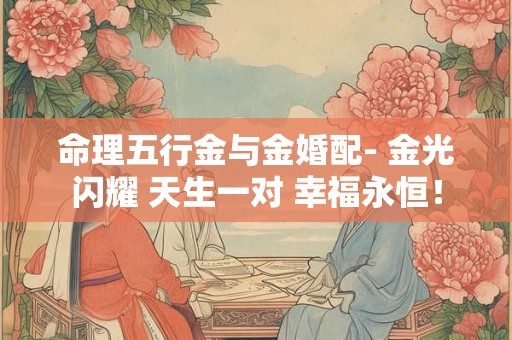 命理五行金与金婚配- 金光闪耀 天生一对 幸福永恒! 命理五行金与金婚配- 金光闪耀 天生一对 幸福永恒!