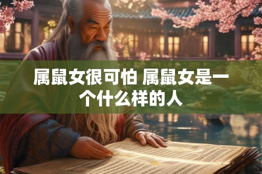 属鼠女很可怕 属鼠女是一个什么样的人