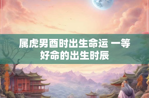 属虎男酉时出生命运 一等好命的出生时辰