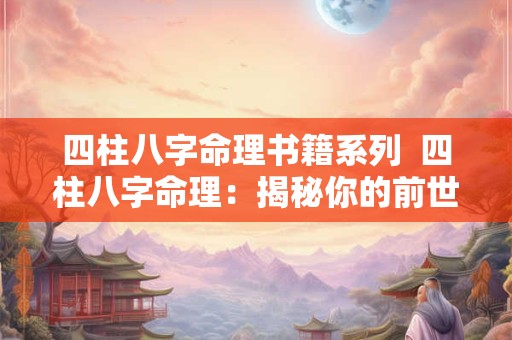 四柱八字命理书籍系列  四柱八字命理：揭秘你的前世今生！