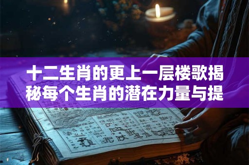 十二生肖的更上一层楼歌揭秘每个生肖的潜在力量与提升途径！