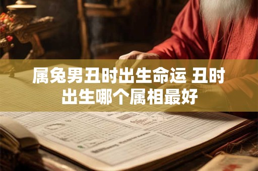属兔男丑时出生命运 丑时出生哪个属相最好