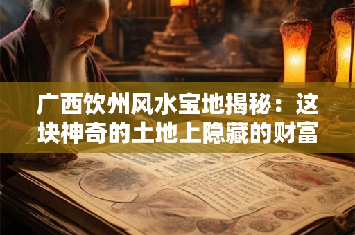 广西饮州风水宝地揭秘：这块神奇的土地上隐藏的财富与福祉！