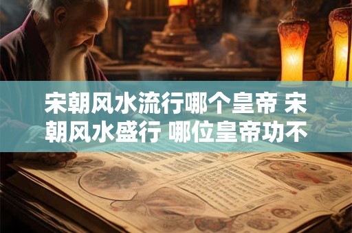 宋朝风水流行哪个皇帝 宋朝风水盛行 哪位皇帝功不可没
