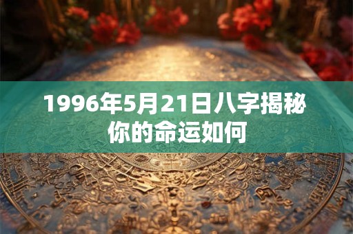 1996年5月21日八字揭秘 你的命运如何