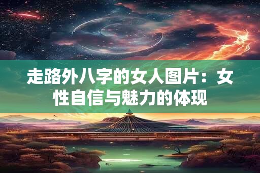 走路外八字的女人图片：女性自信与魅力的体现
