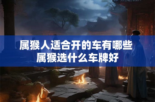 属猴人适合开的车有哪些 属猴选什么车牌好