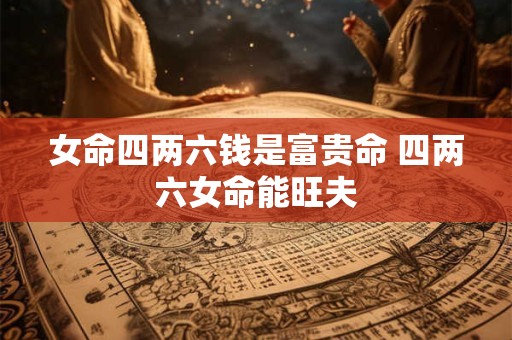 女命四两六钱是富贵命 四两六女命能旺夫