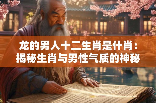 龙的男人十二生肖是什肖：揭秘生肖与男性气质的神秘关联
