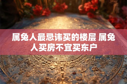 属兔人最忌讳买的楼层 属兔人买房不宜买东户