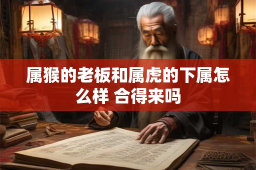 属猴的老板和属虎的下属怎么样 合得来吗