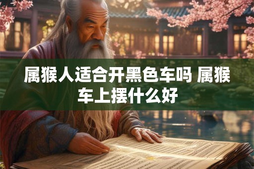 属猴人适合开黑色车吗 属猴车上摆什么好