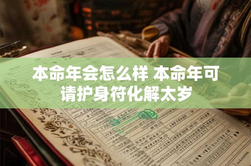 本命年会怎么样 本命年可请护身符化解太岁