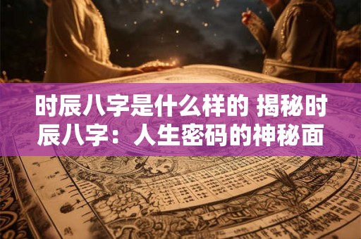 时辰八字是什么样的 揭秘时辰八字：人生密码的神秘面纱