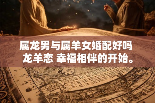 属龙男与属羊女婚配好吗 龙羊恋 幸福相伴的开始。