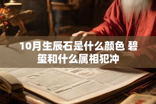 10月生辰石是什么颜色 碧玺和什么属相犯冲