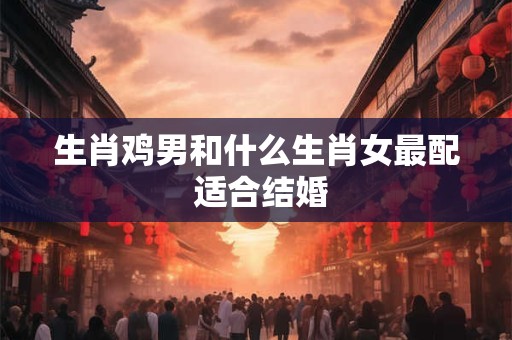 生肖鸡男和什么生肖女最配 适合结婚