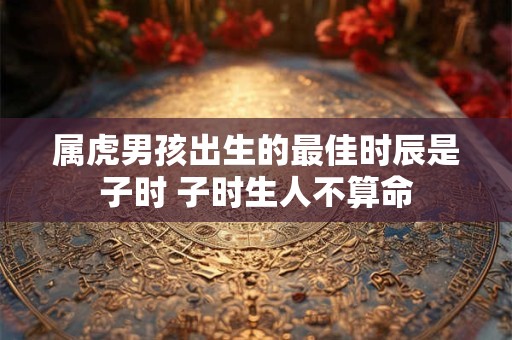 属虎男孩出生的最佳时辰是子时 子时生人不算命
