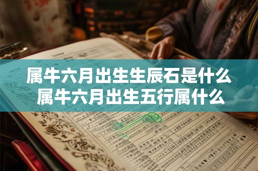 属牛六月出生生辰石是什么 属牛六月出生五行属什么