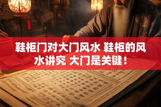鞋柜门对大门风水 鞋柜的风水讲究 大门是关键！