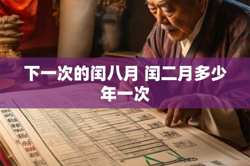 下一次的闰八月 闰二月多少年一次