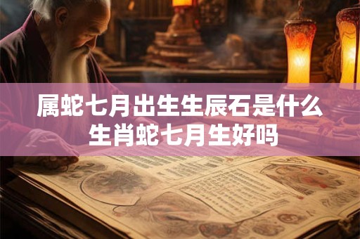 属蛇七月出生生辰石是什么 生肖蛇七月生好吗