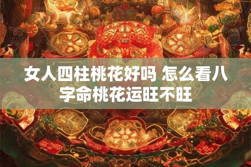 女人四柱桃花好吗 怎么看八字命桃花运旺不旺
