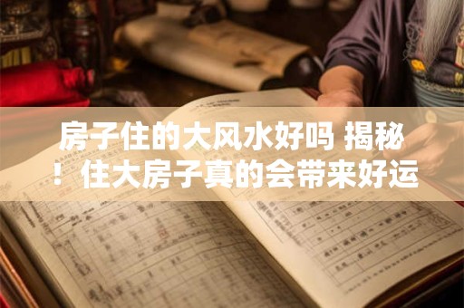 房子住的大风水好吗 揭秘！住大房子真的会带来好运吗