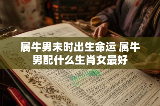 属牛男未时出生命运 属牛男配什么生肖女最好