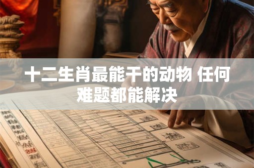 详细阅读:十二生肖最能干的动物 任何难题都能解决 十二生肖最能干的动物 任何难题都能解决