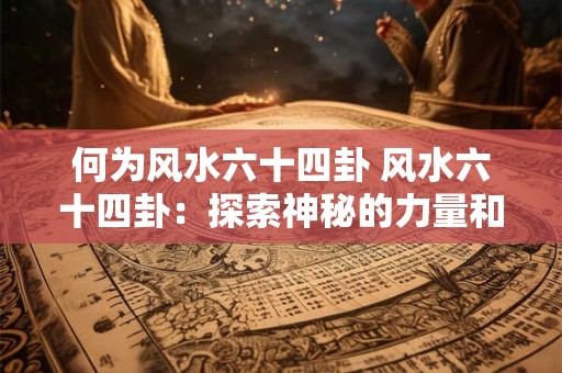 何为风水六十四卦 风水六十四卦：探索神秘的力量和智慧