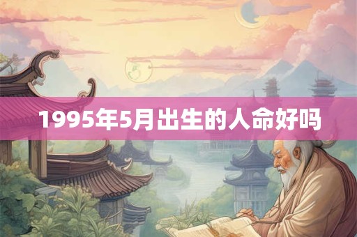 详细阅读:1995年5月出生的人命好吗 1995年5月出生的人命好吗