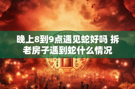 晚上8到9点遇见蛇好吗 拆老房子遇到蛇什么情况