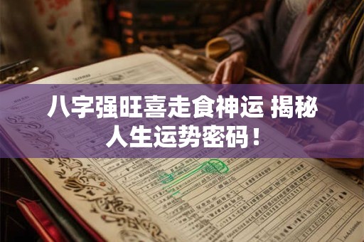 八字强旺喜走食神运 揭秘人生运势密码！