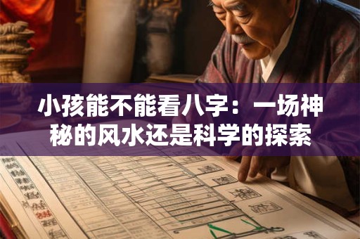 小孩能不能看八字：一场神秘的风水还是科学的探索