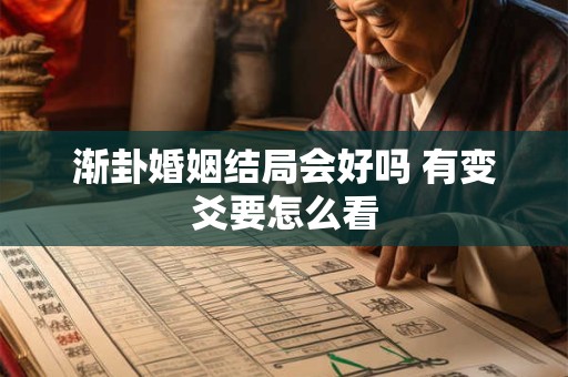 渐卦婚姻结局会好吗 有变爻要怎么看