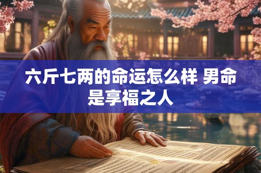 六斤七两的命运怎么样 男命是享福之人