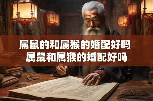 属鼠的和属猴的婚配好吗 属鼠和属猴的婚配好吗