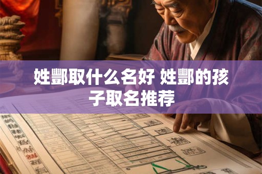 姓酆取什么名好 姓酆的孩子取名推荐