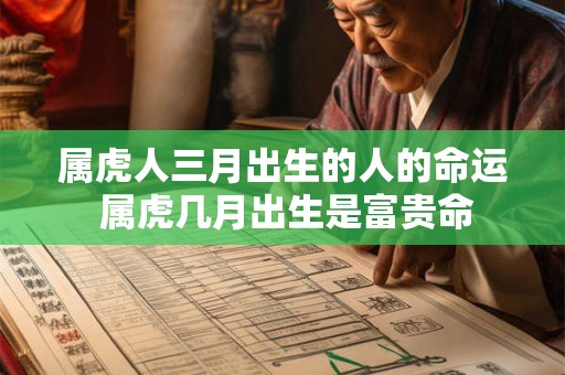 属虎人三月出生的人的命运 属虎几月出生是富贵命