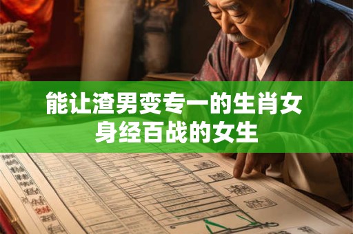 能让渣男变专一的生肖女 身经百战的女生