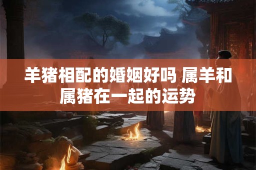 羊猪相配的婚姻好吗 属羊和属猪在一起的运势