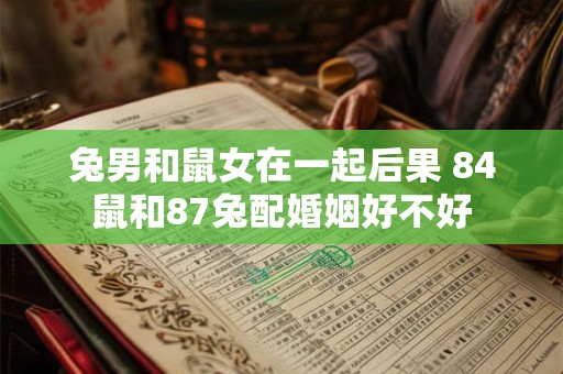 兔男和鼠女在一起后果 84鼠和87兔配婚姻好不好