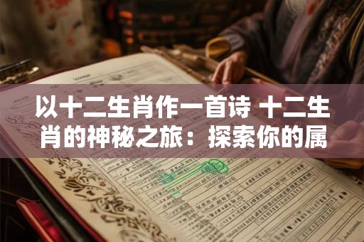以十二生肖作一首诗 十二生肖的神秘之旅：探索你的属相之力