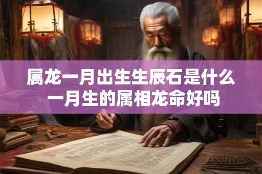 属龙一月出生生辰石是什么 一月生的属相龙命好吗