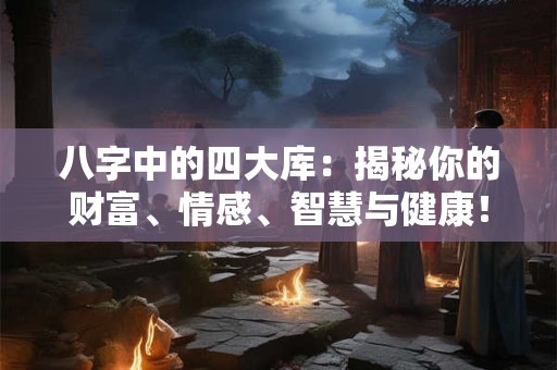 八字中的四大库：揭秘你的财富、情感、智慧与健康！