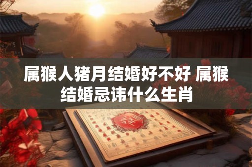 属猴人猪月结婚好不好 属猴结婚忌讳什么生肖